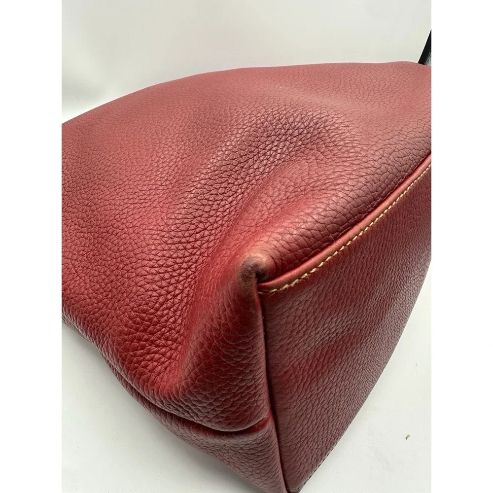 Dooney & Bourke Pink Pebble Dillen Leather Hobo Shoulder Bag